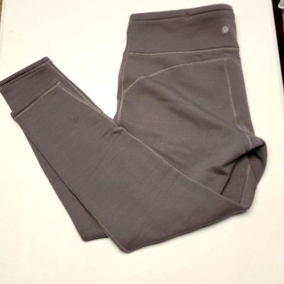 Athleta Pants - Athleta Altitude Tight in Polartec Power Stretch, Gray, LP
